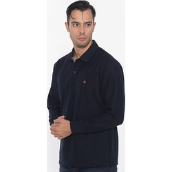 Origin Ανδρική Μπλούζα Polo Μακρυμάνικη Navy Μπλε 231083