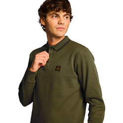 Staff Ανδρική Μπλούζα Polo Μακρυμάνικη Χακί 64-308.050-Ν0093