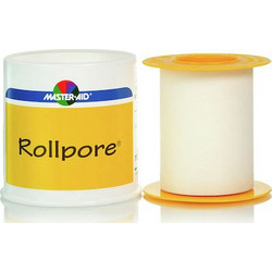 Master Aid Rollpore Χάρτινη Επιδεσμική Ταινία 5cm x 5m
