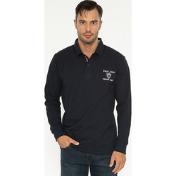 Origin Ανδρική Μπλούζα Polo Μακρυμάνικη Navy Μπλε 241092