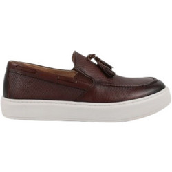 Versace 19V69 Ανδρικά Μοκασίνια Loafers Δερμάτινα Καφέ YO-K61901