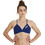 Arena Top Tie Back Solid Αθλητικό Γυναικείο Μαγιό Bikini Top Navy Μπλε 004768-750