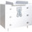 Bebe Stars Polar Βρεφική Συρταριέρα - Αλλαξιέρα Λευκή 90x53x85cm