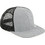 Beechfield Original Ανδρικό Καπέλο Jockey με Δίχτυ Snapback Υφασμάτινο Γκρι B664