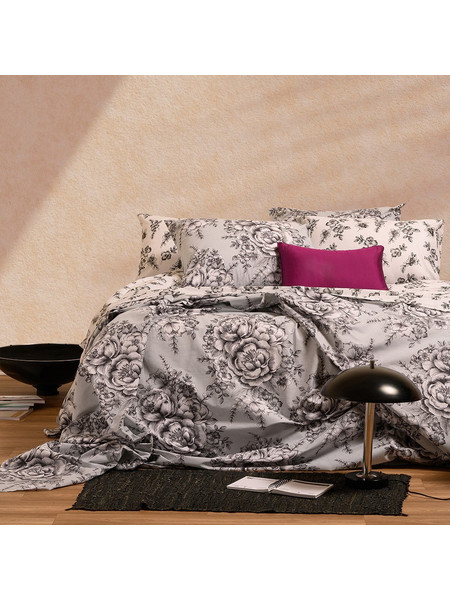 Melinen Σετ Σεντόνια Μονά Βαμβακερά 170x270 Ultra Line Zane Grey
