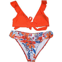 Sandra Fellini Bikini Set Τριγωνάκι Floral Μπλε Λευκό Κόκκινο 21SF1630E