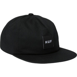Huf Καπέλο Jockey Snapback Υφασμάτινο Μαύρο HT00714