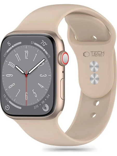 Tech-Protect Iconband Λουράκι Σιλικόνης Walnut (Apple Watch 42 / 44 / 45 / 49mm)