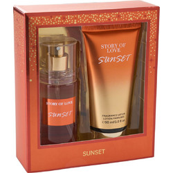 Story Of Love Sunset Body Lotion 90ml + Body Mist 88ml