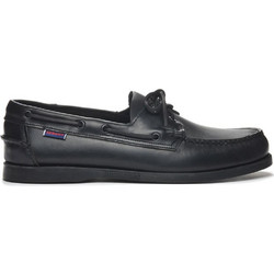 Sebago Docksides Portland Ανδρικά Μοκασίνια Boat Shoes Δερμάτινα Μαύρα L7000H00-924