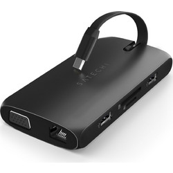 Satechi On The Go USB-C Docking Station με HDMI 4K PD Ethernet Black