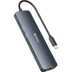 Sandberg 136-43 USB-C Docking Station με HDMI 8K PD Ethernet