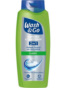 Wash & Go Classic Σαμπουάν & Αφρόλουτρο για Επανόρθωση 650ml