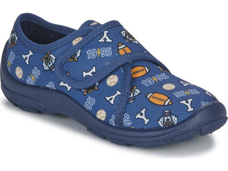 Geox Χειμερινές Παιδικές Παντόφλες για Αγόρια Navy Μπλε J26FQA000ANC4008