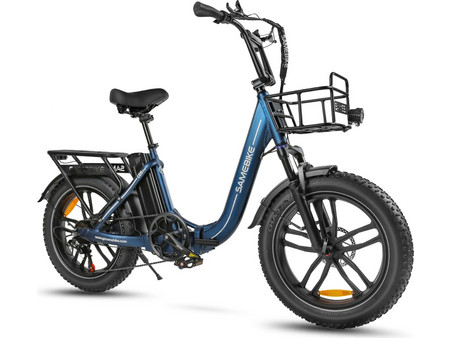 Samebike C05 Pro Σπαστό Ηλεκτρικό Ποδήλατο Πόλης 20" 500W με 7 Ταχύτητες και Δισκόφρενα Navy Μπλε