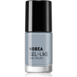 Nobea Day to Day Gel Like Cloudy Grey N10 Gloss Βερνίκι Νυχιών Μακράς Διαρκείας 6ml