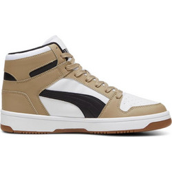 Puma Rebound LayUp SL Ανδρικά Sneakers Μποτάκια Λευκά Εκρού 369573-50