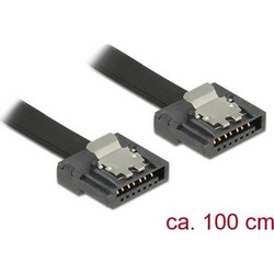 DeLOCK 83843 Καλώδιο Σκληρού Δίσκου 7-Pin SATA III to 7-Pin SATA III 1m Black