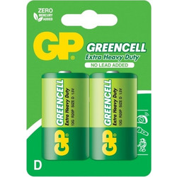 Gp Greencell R20 D 2τμχ
