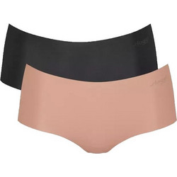 Sloggi Zero Microfiber 2.0 Γυναικεία Μποξεράκια Χωρίς Ραφές 2Pack 10215266-M004