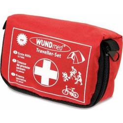 Wundmed Traveller Set 32 Τσάντα Πρώτων Βοηθειών Κόκκινη