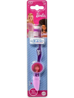 Mr.White Barbie Flashing Soft Παιδική Oδοντόβουρτσα Μωβ