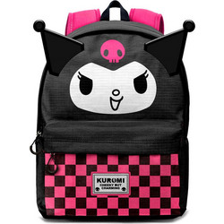 Karactermania Hello Kitty Kuromi Σχολική Τσάντα Πλάτης Δημοτικού Μαύρη 07719