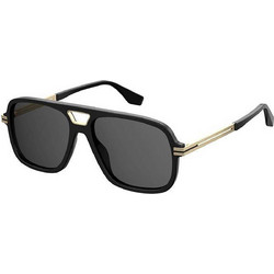Marc Jacobs MARC415S 2M2IR Ανδρικά Γυαλιά Ηλίου Aviator Μαύρο Χρυσό με Μαύρο Φακό