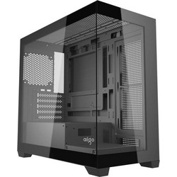 Darkflash C218M Black Gaming Mini Tower Κουτί Υπολογιστή RGB με Πλαϊνό Παράθυρο