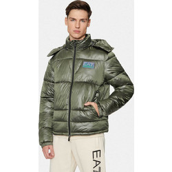 EA7 Ανδρικό Μπουφάν Χειμωνιάτικο Puffer Χακί 6DPB71PN2MZ1846
