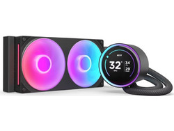 NZXT Kraken Elite 240 V2 Black Υδρόψυξη CPU RGB για Socket 115x / 1200 / 1700 / 1851 / AM4 / AM5