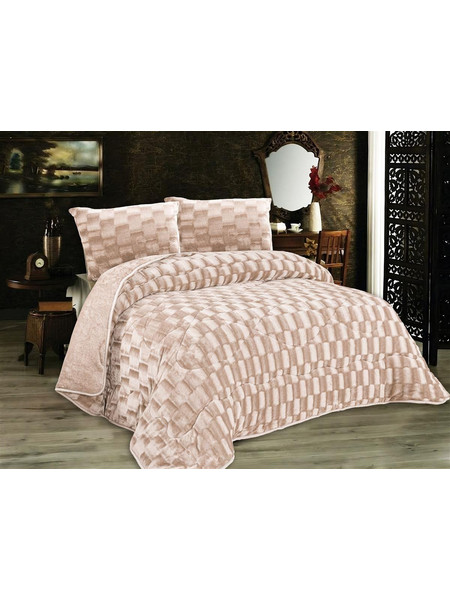 Dimcol Κουβερτοπάπλωμα Υπέρδιπλο 220x240 1940 Mocha