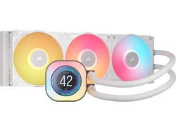 Corsair iCUE Link Titan RX LCD 360 White Υδρόψυξη CPU 120mm RGB για Socket 1700 / 1851 / AM4 / AM5