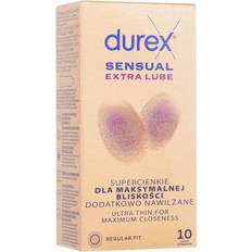 Durex Sensual Extra Lube Προφυλακτικά με Λιπαντικό 10τμχ