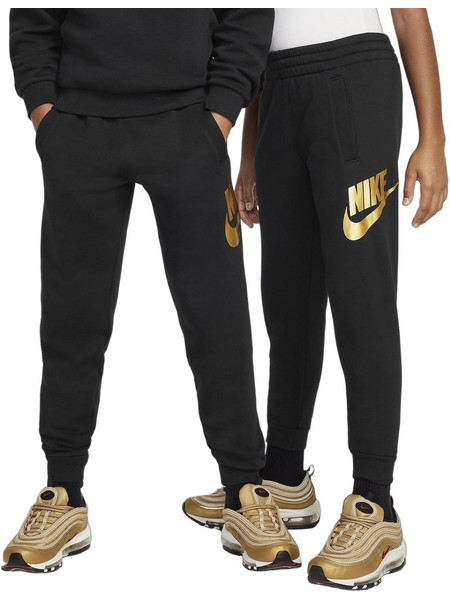 Nike Παιδικό Παντελόνι Φόρμας Μαύρο Χρυσό HQ0981-010