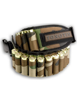Toxotis 31C Φυσιγγιοθήκη Υφασμάτινη 26 Θέσεων Camo Χακί