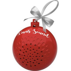 SBS Hero Christmas Balls Ηχείο Bluetooth 3W Κόκκινο