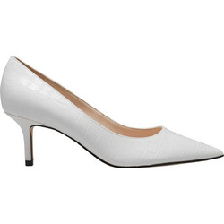 Nine West ARLENE Γόβες Δερμάτινες με Τακούνι Στιλέτο Λευκές ARLENE3LL-118