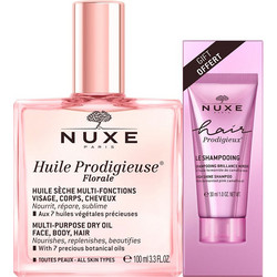 Nuxe Huile Prodigieuse Floral Dry Oil 100ml + Shampoo 30ml