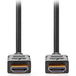 Nedis Καλώδιο HDMI 2.0 HDMI Male to HDMI Male 5m Black