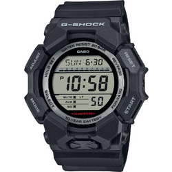 Casio G-Shock Ψηφιακό Ανδρικό Ρολόι Χρονογράφος με Μαύρο Καουτσούκ Λουράκι GD-010-1ER