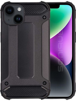 Sonique Heavy Armor Back Cover Black (iPhone 14)