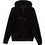 Juicy Couture Halan Γυναικεία Ζακέτα Φούτερ Μακριά με Κουκούλα και Φερμουάρ Μαύρη JCWAS24342-101