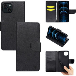 Sonique Trend Wallet Black (iPhone 15 Plus)