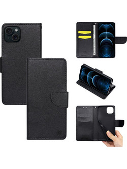 Sonique Trend Wallet Black (iPhone 15 Plus)
