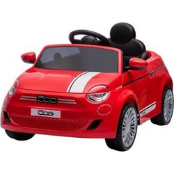Globo Spidko Fiat 500E Ηλεκτροκίνητο Παιδικό Αυτοκίνητο Μονοθέσιο με Τηλεχειριστήριο 12V Κόκκινο