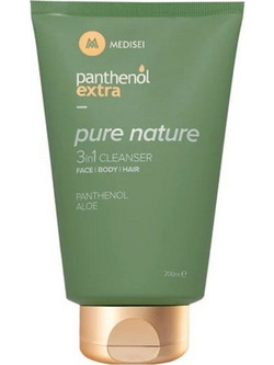Medisei Panthenol Extra Pure Nature 3in1 Σαμπουάν & Αφρόλουτρο για Επανόρθωση 200ml