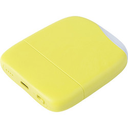 Xoopar Ice-P ECO Power Bank 5000mAh με Θύρα USB-C Yellow