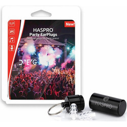 Haspro Party Ωτοασπίδες Σιλικόνης 2τμχ Διαφανείς