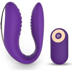 Toyz4lovers Love Nest Ροζ Couple Κλειτοριδικός Δονητής για Ζευγάρια με Τηλεχειριστήριο 10cm Μωβ